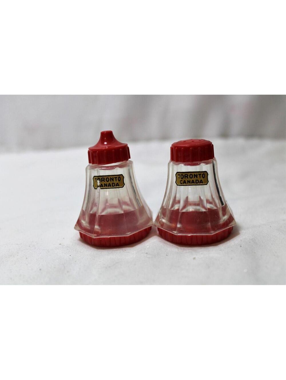Rare 1940s Cheerio Toy Company Plastic Salt & Pepper Shakers, Toronto, Canada